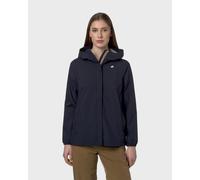K-WAY Marguerite Stretch Dot hooded jacket dark blue women - M