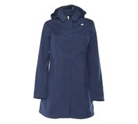 K-Way Mathy bonded hooded coat - Blue XS-S-M-L-XL-XXL