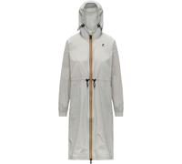 K-Way - Mid-length waterproof and windbreaker rain jacket - Le Vrai 4.0 Delia Beige Lt for Women in Nylon - Size XS Beige XS