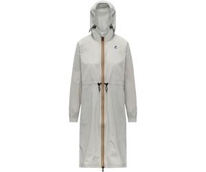 K-Way - Mid-length waterproof and windbreaker rain jacket - Le Vrai 4.0 Delia Beige Lt for Women in Nylon - Size XS Beige XS