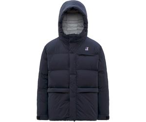 K-Way - Natural down and waterproof jacket - Le Vrai 4.0 Aurele Heavy Warm Blue Depth for Men in Nylon - Size L - Navy Navy L