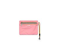 K-Way Necessaire Nimes Geranium Pink, 20 x 15 cm, 100% Polyester, Unisex, with Wrist Handle and Zip
