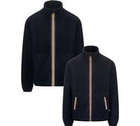K-Way - Reversible fleece jacket - Pascal Sherpa Polar Double Blue Depth/Blue Depth for Men - Size L - Navy Navy L