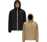 K-Way - Reversible insulated jacket - Jack St Warm Double Black Pure Beige Khaki for Men - Size XL Black XL