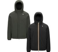 K-Way - Reversible Jacket - Jack St Warm Double Black Pure Green Blackish for Men - Size L Black L