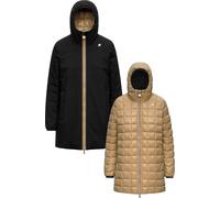 K-Way - Reversible parka in Primaloft® - Sophie St Thermo Double Black Pure Beige Khaki for Women - Size XL Black XL