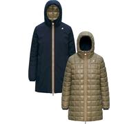 K-Way - Reversible parka in Primaloft® - Sophie St Thermo Double Blue Depth Green Army for Women - Size M - Navy Navy M
