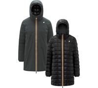 K-Way - Reversible Parka in Primaloft® - Sophie St Thermo Double Green Blackish Black Pure for Women - Size L Black L