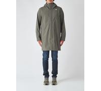 K-WAY Thomas Bonded Waterproof Nylon Knee-Length Parka - Size: XXL - male