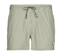 K-Way Trunks / Swim shorts HAZEL MID STRIPES BEACH in Kaki EU L