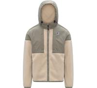 K-Way - Two-material Jacket - Samson 4.0 Orsetto Green Oak Ecru for Men in Nylon - Size XS - Khaki Khaki XS