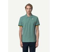 K-WAY Vincent Pique short sleeve polo shirt pastel blue - S