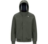 K-Way - Waterproof and breathable windbreaker jacket - Joachim Bonded Green Blackish Blue Depth for Men - Size L Green L