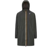 K-Way - Waterproof and compact Long windbreaker Jacket - Le Vrai 4.0 Eiffel East Green Blackish for Men - Size XS Green XS