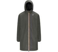 K-Way - Waterproof and compact Long windbreaker Jacket - Le Vrai 4.0 Eiffel East Warm Green Blackish for Men - Size S Green