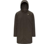 K-Way - Waterproof and insulated parka in natural and synthetic down - Thomas Warm Ottoman Black Olive for Men in Nylon - Size L - Khaki Khaki L