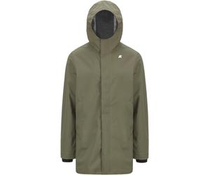 K-Way - Waterproof and insulated parka - Tommy Bonded Jersey Green Lichen for Men - Size L - Khaki Khaki L