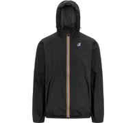 K-Way - Waterproof and packable windbreaker jacket - Le Vrai 4.0 Claude Black Pure for Men - Size XL Black XL
