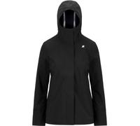 K-Way - Waterproof and windbreaker flared Jacket - Madalina Bonded Black Blue Depht for Women - Size L - Navy Navy L