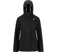 K-Way - Waterproof and windbreaker flared Jacket - Madalina Bonded Black Blue Depht for Women - Size S - Navy Navy S