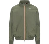 K-Way - Waterproof and windbreaker jacket - Amaury Stretch Nylon Jersey Green Lichen for Men - Size L - Khaki Khaki L