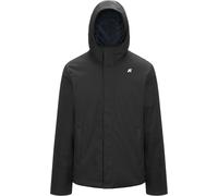 K-Way - Waterproof and windbreaker twill jacket - Jacko Twill Marmotta Black P Blue A for Men - Size S Black S