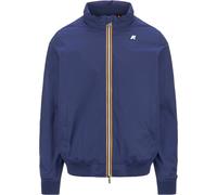 K-Way - Waterproof, breathable and windproof stretch jacket - Amaury Stretch Nylon Jers Blue Deep Cobalt for Men - Size M - Navy Navy