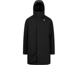 K-Way - Waterproof parka with natural and synthetic down insulation - Thomas Warm Ottoman Black Pure for Men in Nylon - Size M Black M