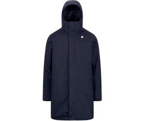 K-Way - Waterproof parka with natural and synthetic down insulation - Thomas Warm Ottoman Depht Blue for Men in Nylon - Size M - Navy Navy M