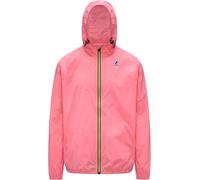 K-Way - Waterproof, water-repellent and breathable ripstop jacket - Le Vrai 4.0 Claude Pink Geranium for Men in Nylon - Size XS Pink XS