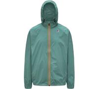 K-Way - Waterproof, water-repellent and windbreaker ripstop jacket - Le Vrai 4.0 Claude Green Mine for Men - Size S Green S