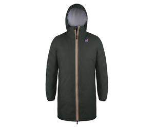K-Way - Waterproof & windproof jacket - Le Vrai 3.0 Eiffel Orsetto Green Black for Men in Nylon - Size S - Khaki Khaki S