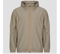 K-Way Windbreaker jacket LE VRAI 4.0 CLAUDE 100% NYLON RECYCLED in Beige EU S