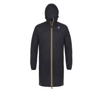 K-Way - Windproof & waterproof long jacket - Le Vrai 3.0 Eiffel Black for Men in Nylon - Size XS Black XS