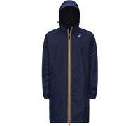K-Way - Windproof & waterproof long jacket - Le Vrai 3.0 Eiffel Warm Depth Blue for Men in Nylon - Size M - Navy Navy