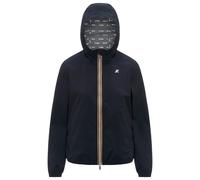 K-Way - Women's Lil 2.0 Stretch Dot - Waterproof jacket size M, black/blue