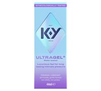 KY Ultragel Lube, 44ml, Water Based Lubricant, pH Friendly, Gentle Formula, Gynecologically Tested Gel, Long Lasting, Eases Vaginal Dryness & Intimate Discomfort, Non-Sticky, Non-Greasy
