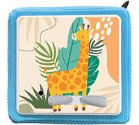 K002 | Protective Cover for Toniebox Self-Adhesive Fitted Film Motifs Accessories for Children Toy Sticker Personalised Name (No. 2 Giraffe, without Name of Choice)