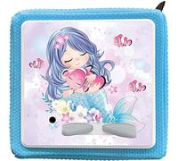 K002 Protective Cover Screen Protector for Toniebox, Self-Adhesive, Perfect Fit Film, Motifs, Accessories for Children, Toy Sticker, Personalised Name of Choice (No. 13 Mermaid, without Name of Choice
