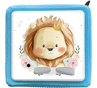 K002 Protective Cover Screen Protector for Toniebox, Self-Adhesive, Perfect Fit Film, Motifs, Accessories for Children, Toy Sticker (No. 4 Prince Lion, without Name of Choice)