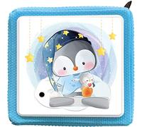 K002 Protective Cover Screen Protector for Toniebox, Self-Adhesive Tailor-Made Film, Motif Accessories, Sticker (Toniebox, No. 6 Penguin)