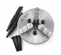 K01-100B 22MM 3-M6 Lathe Mini Chuck 3 Jaws Hand Chuck with Mounting Thread Screw Rod Self-Centering Lathe Tool