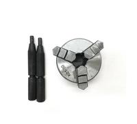 K01-50 Lathe Chuck 50mm 2" 3 Jaws Mini Manual Self-Centering 6 8 10 12 14mm M14 Inner Diameter Connector(Only K01-50 Chuck)
