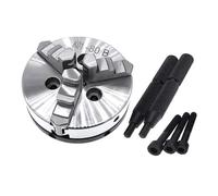 K01-50 Lathe Chuck Three Jaw M14*1 Connecting Rod for K01-50/63/80 03-50/63 Self-Centering Mini Metal Wood Lathe Tools(K01-80B)
