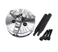 K01-50 Lathe Chuck Three Jaw M14*1 Connecting Rod for K01-50/63/80, 03-50/63 Self-Centering Mini Metal Wood Lathe Tools(K01-80B)