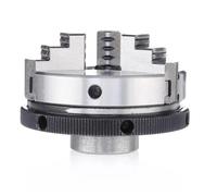 K01-63 63mm 2.5" Lathe Chuck Three Jaw Manual mini Self-Centering Chuck Thread Mount for CNC Precision Instrument