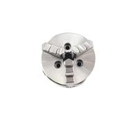 K01-80B 80mm Lathe Mini Chuck 3-Jaw Manual with Mounting Threaded Screw and Self-Centering