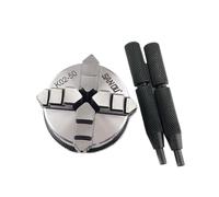 K02-50 50mm Manual Self Centering M14 Thread Mount Reversible Jaws Mini 2" 4 Jaw Lathe Chuck Cartridge