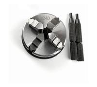 K02-63 63mm Mini 4 Jaw Reversible Self-Centering M14 Thread Mount Lathe Chuck with Lock Rods K02-63 Chuck Connecting Rod