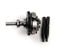K02-63 63mm Mini 4 Jaw Self-Centering M14 Thread Mount Lathe Chuck with Lock Rods K02-63 Chuck Connecting Rod